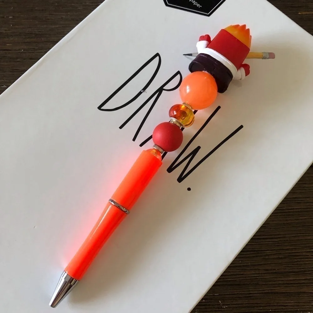 Disney Doorables: Inside Out: Anger handmade beaded pen